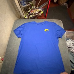 Costa Del Mar Mens Royal Blue Born On The Water Graphic T-Shirt Size L