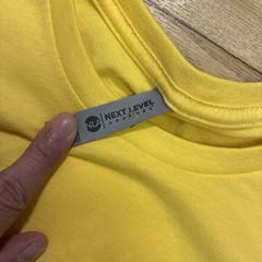 Next Level Apparel Volkswagen of Naples Graphic Logo Crew Neck Tee Yellow M