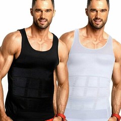 Men’s Athletic Slimming Compression Tank Top Waist Slim Body Shaper