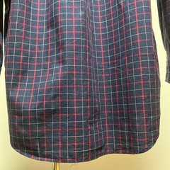 Ralph Lauren BLAKE BD Check Shirt M Navy Red White Collared For 14Y+ Japan