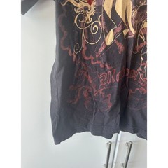 Superman DC Comics Metropolis Graphic T-Shirt Black Red Foil Small 2009 s09