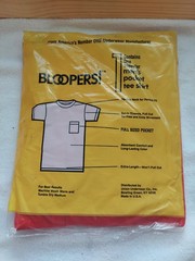 Vtg Bloopers Men’s Large Irregular Pocket T-shirt Red NOS Union Underwear Co