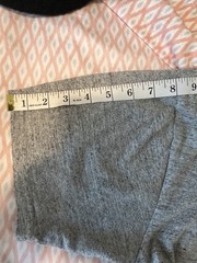 Whitesville Quali-T Heavyweight Gray Cotton Short Sleeve T-Shirt Size XL