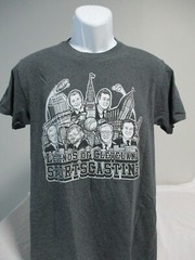 Legends of Cleveland Sports Broadcasting Art Joel Wilhelm T-Shirt S – 3XL NEW