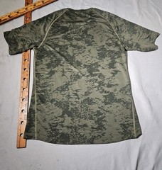 Nike Pro Shirt Mens L Green Digital Camouflage Dri Fit Performance Active Tee