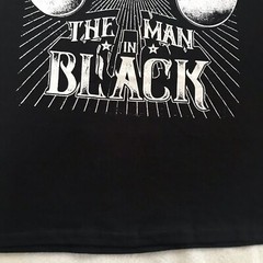 Johnny Cash The Man In Black Men’s Black Graphic T-shirt Size 2XL Chest 51″ NWT