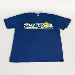Vintage 90s Rainforest Cafe Chicago Frog Hibiscus Tropical Souvenir Shirt XLarge