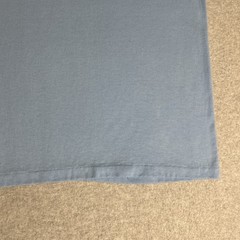 Vintage 60’s/70’s Plain Baby Blue 50/50 Cotton Poly Blend T-Shirt XL Blank