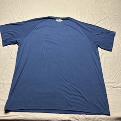 Under Armour Heatgear T-Shirt Men’s Adult Large Loose Blue Gym Running Training