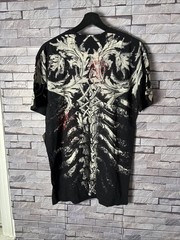 NEW men’s y2k xtreme couture aop skull shirt large affliction style