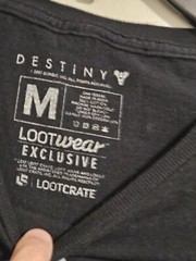 Destiny T-shirt Adult Medium Short Sleeve LootWear Exclusive Tshirt Gaming EUC