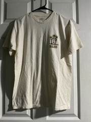 VANS White Men’s Think Green Skull Flower Graphic T-Shirt Med Cotton Crew Neck