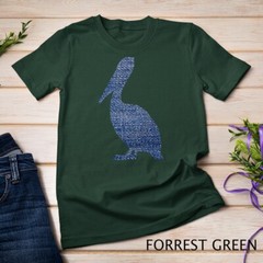 Pelican T Shirt – Denim Blue Jean Texture Unisex T-shirt