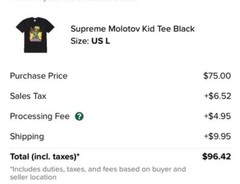 Supreme Molotov Kid Tee