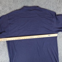 Vintage FUBU Shirt Mens Large Blue Long Sleeve Collection Hip Hop Streetwear Y2K