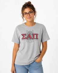 Sigma Alpha Pi National Society Of Leadership & Success Gray Shirt Men’s Sz 2XL