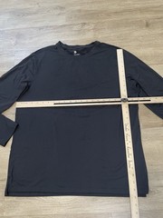 ALL IN MOTION Men’s Sz L Black Long Sleeve Performance Shirt Running T-Shirt