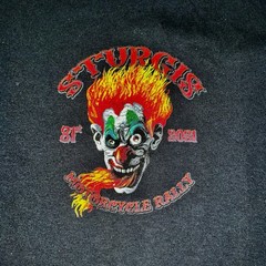Sturgis Biker T Shirt 2021 81st Annual Clown Skulls Flames Size L