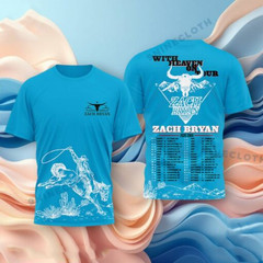 Special Zach Bryan With Heaven On Tour 2026 Shirt Men S-6XL Shirt For Fan SE2056