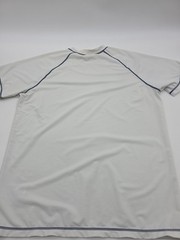 EZRUN T-Shirt Men Large White Logo Running Tee..#38852