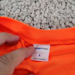 Dirty Hooker Shirt Mens Large Orange Performance Fishing Beach Beer Outdoor A9