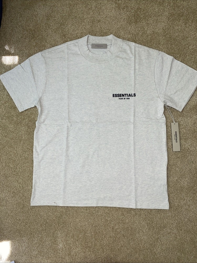 Essentials Light Oatmeal T-Shirt Size Small. BRAND NEW WITH BAG AND TAG!