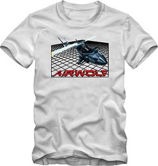 AIRWOLF HELICOPTER T-Shirt fun 80s TV show – many color options pilot heli fan