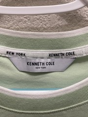 Kenneth Cole Men’s XL Green Short Sleeve Crew Neck Chest Text Logo T-shirt NWT