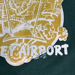 VTG T Shirt 1985 Greenbrier Valley Airport Mark Wilcox Green XL Single Stitch