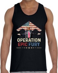 Operation Epic Fury Print 2 Sides Tank Top