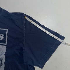 Oasis Abercrombie & Fitch Cropped T Shirt Size XL Blue Boxy Double Sided
