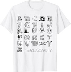 In An Alphabet Far, Far Away Characters T-Shirt