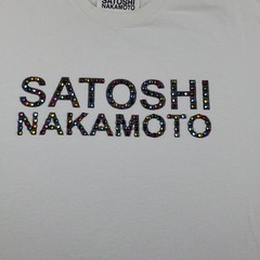 Satoshi Nakamoto STUDDED LOGO Jewels Distressed Oversized T-Shirt Men’s XL Beige