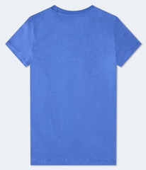 Aeropostale Aero Circle Foil Graphic Tee Women’s S Blue Slim Fit Crew Style 7161