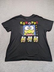 Keroppi Shirt Mens 2XL Sanrio XXL Cartoon Frog Graphic Tee 2022 Pop Culture