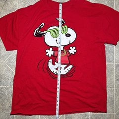 2 Peanuts Snoopy T-Shirt Mens XL Short Sleeve Blue Crew Neck I’ll Do It Tomorrow