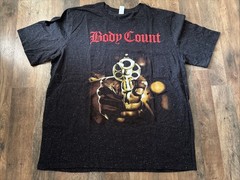 NOS Body Count Bloodlust Revolver T-shirt Black Size 3XL White Specks