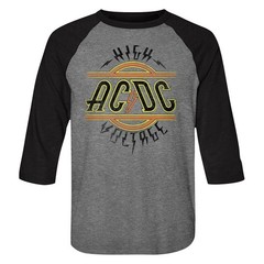 AC/DC High Voltage 3/4 Sleeve Raglan T-Shirt