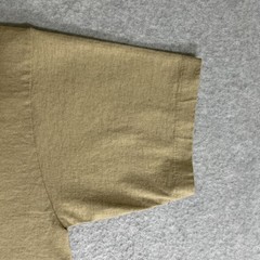 Vtg. 80s/90s Alore Single Stitch Blank Tan T-Shirt Small Made in USA Slub Cotton