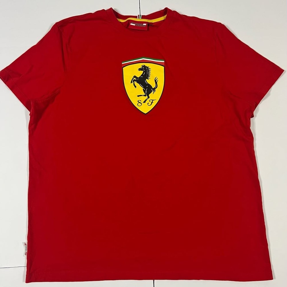 Scuderia Ferrari Rosso Corsa Shield Logo T-Shirt XXL