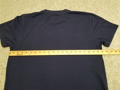 Pacific Blue T Shirt Mens Large Blue Crewneck Casual US 73 Eagle TEE
