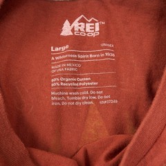 REI Co Op Graphic T Shirt Adult L Oudoor Graphic For Life Outside