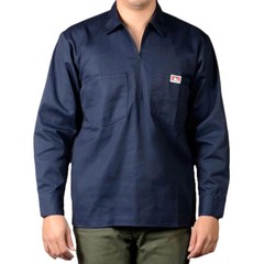 Ben Davis Men’s Long Sleeve Shirt Stripe 1/2 Zip Regular Fit Long Sleeve Shirt