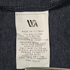 NWT VRST R&R Waffle Crew Shirt Mens XXL Darker Ardosia Slate Heather Blue 2XL