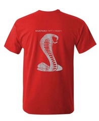 Cobra Mustang 50 Years FORD Cotton Unisex T-shirt