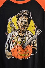 XL Fright-Rags Texas Chainsaw Massacre Leatherface Baseball Tee