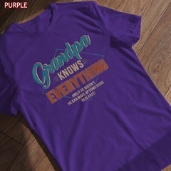 Funny grandpa knows everything for father’s day T-Shirt Gift For Men