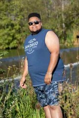 D555 Duke Big Mens San Diego Printed Sleeveless T-Shirt Vest 2XL-8XL (601713-K)
