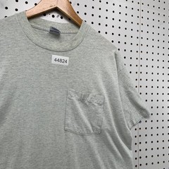 Vintage 90s Gray Pocket Shirt Mens XL BVD Single Stitch Short Sleeve USA