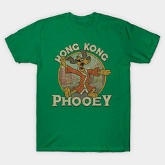Vintage Hong Kong Phooey Style T-Shirt Retro 1974 Cartoon Dog Kung Fu Graphic